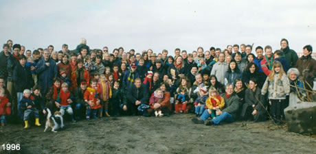 Groepsfoto boweners in 1996